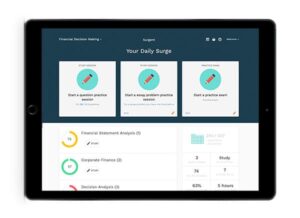 Daily Surge on tablet